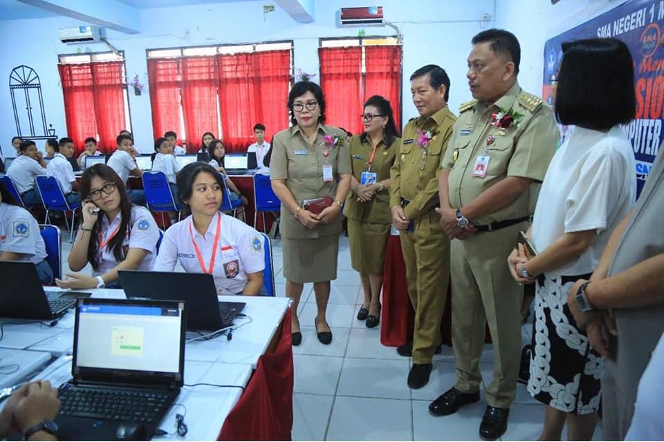 Di Manado, UNBK SMA se-Sulut Resmi Dibuka