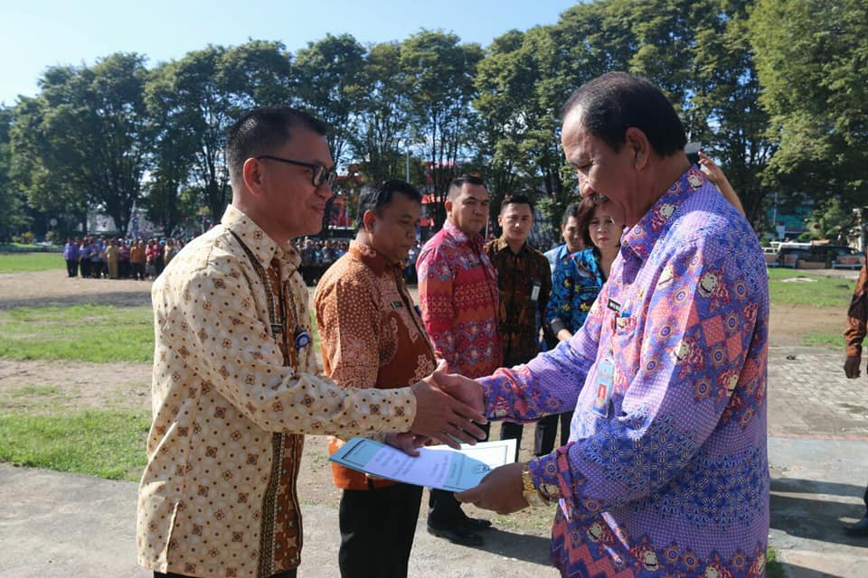 Sekda Manado Pimpin Upacara Hari Kesaktian Pancasila, Hari Batik Nasional dan Apel Perdana Bulan Oktober