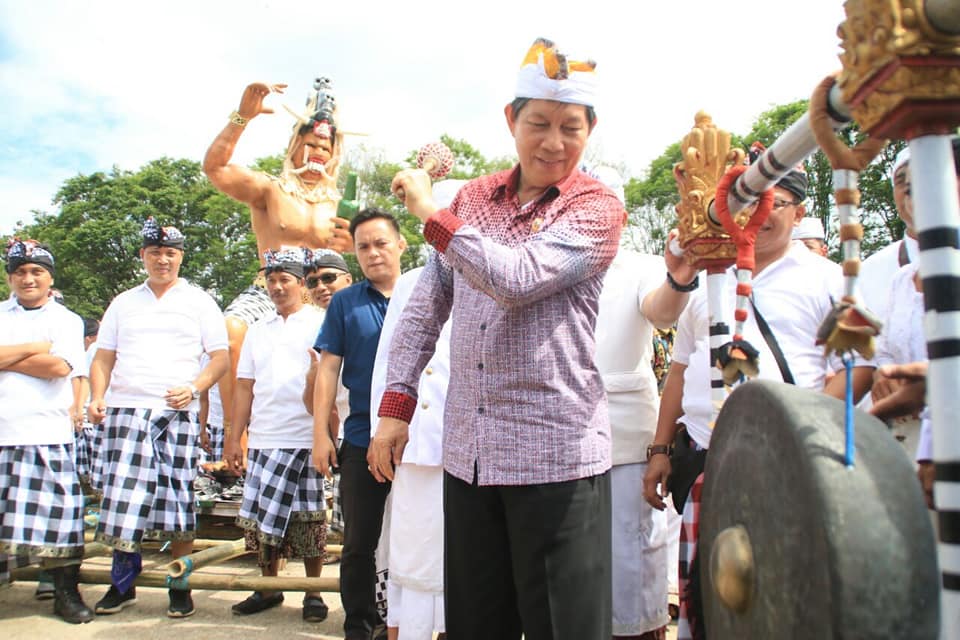 Upacara Tawur Kesanga dan Festival Ogoh-Ogoh 2018, Walikota Ingatkan Umat Hindu Perkuat Kerukunan Umat Beragama