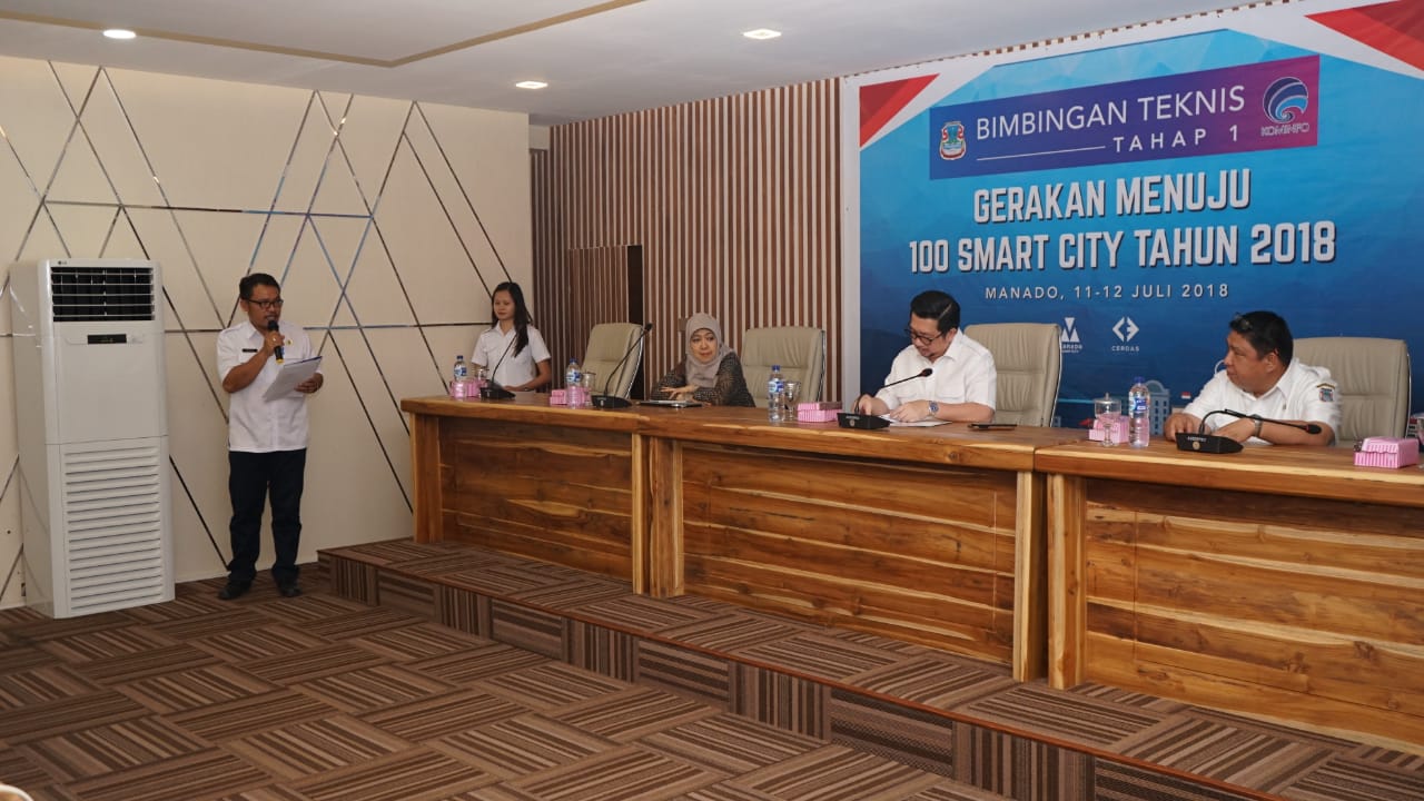 Pemkot Manado Gelar Bimbingan Teknis Gerakan Menuju 100 Smart City