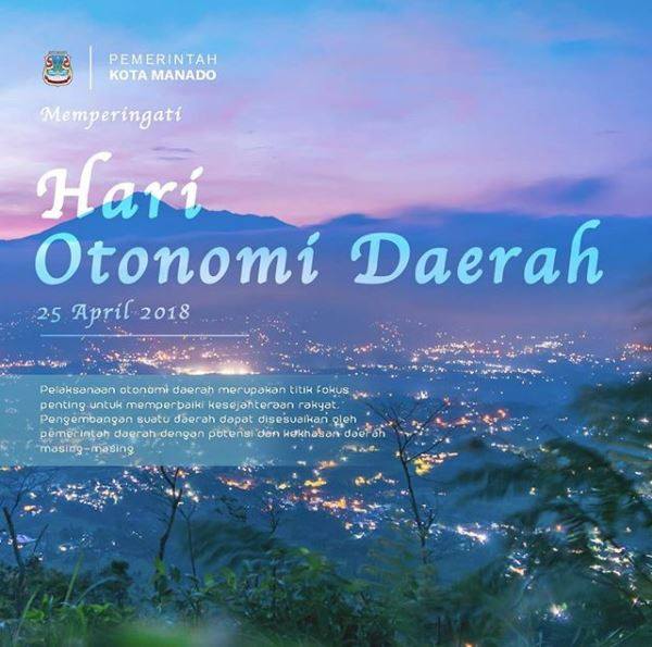 SELAMAT HARI OTONOMI DAERAH 2018