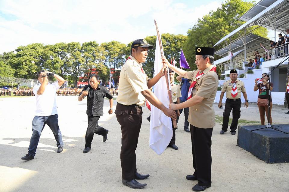 Walikota Manado Jadi Irup Upacara Peringatan Hari Pramuka Ke-56 di Manado