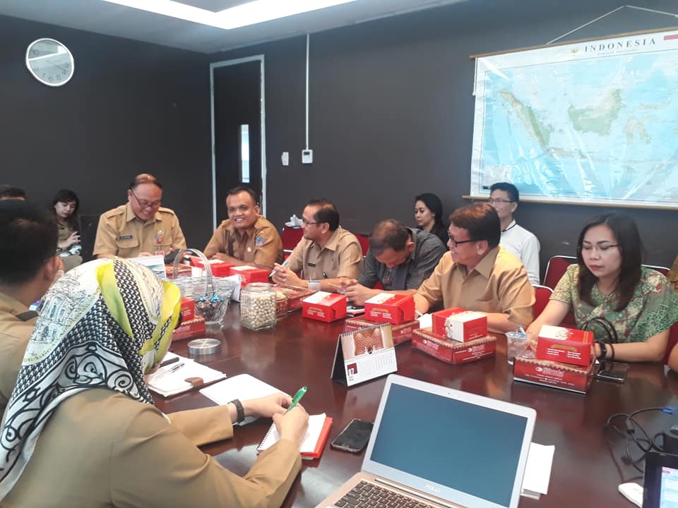 Pemkot Manado Hadiri Rapat Persiapan Rakornas Camat di Depdagri