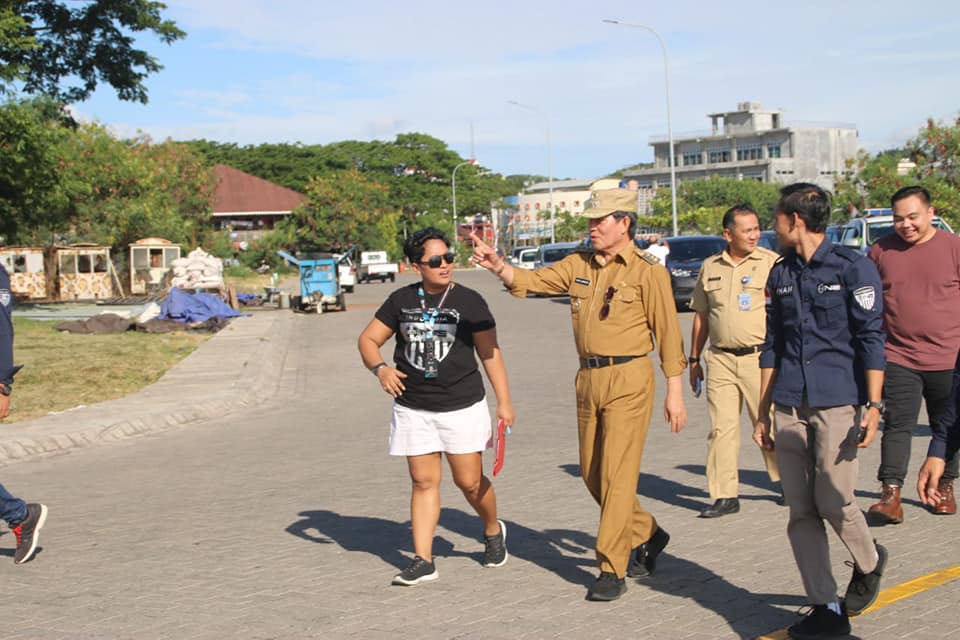 Walikota Tinjau Lokasi Upacara HUT RI di Areal Pohon Kasih Megamas