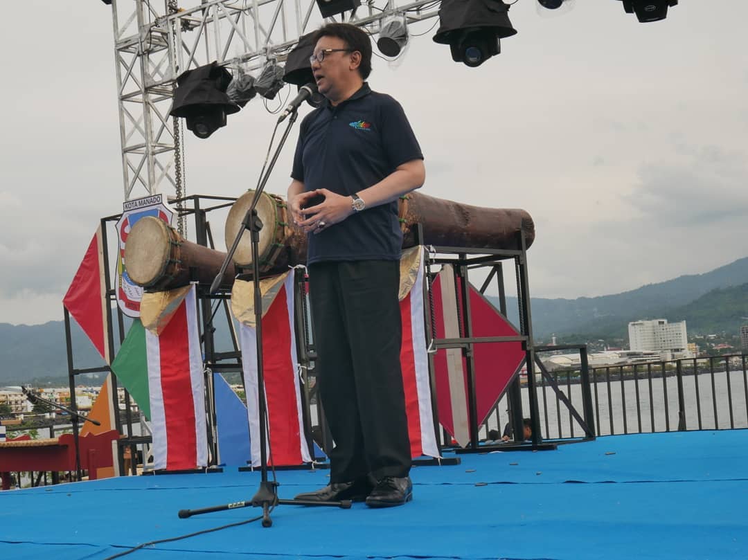 Mendagri Sampaikan Terima Kasih Pada Opening Ceremony Manado Fiesta 2018