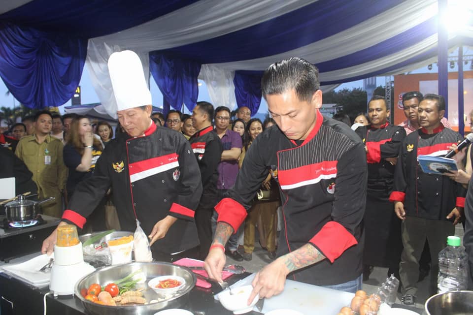 Food Festival Manado Fiesta 2018, Walikota Lakukan Demo Masak