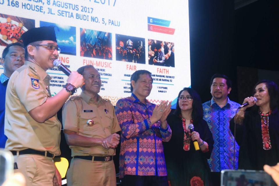 Walikota Manado Sosialisasikan “Manado Fiesta 2017” di Kota Palu