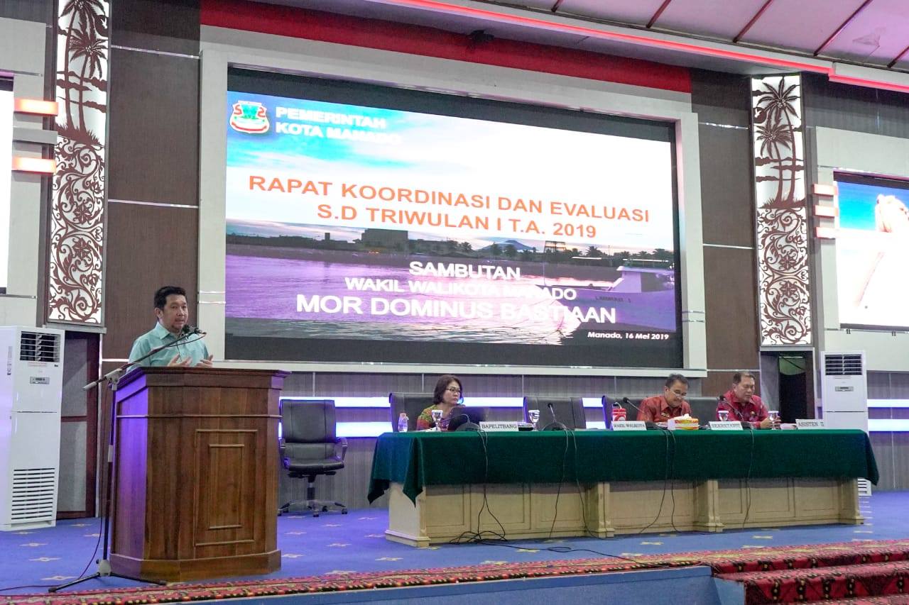 Wawali Buka Rakorev Program Kegiatan APBD Dan Evaluasi e Sakip TA 2019