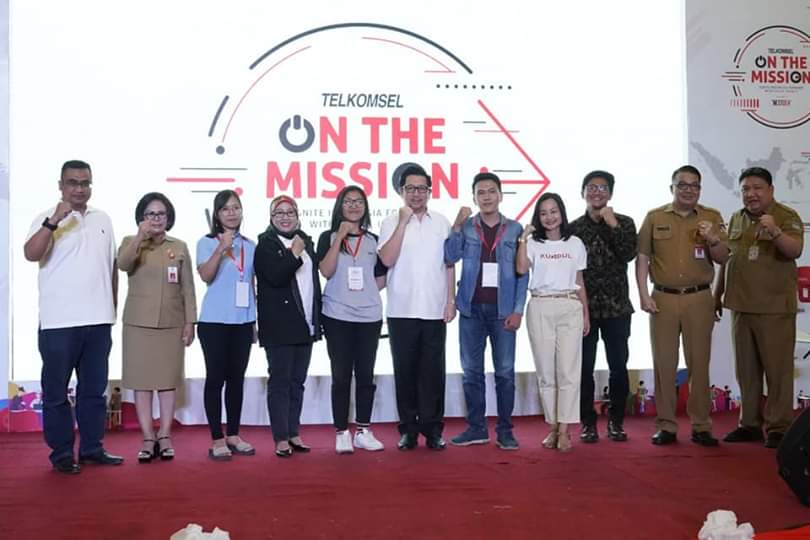 Wawali Hadiri kegiatan Kick Off Telkomsel On The Mission 2019