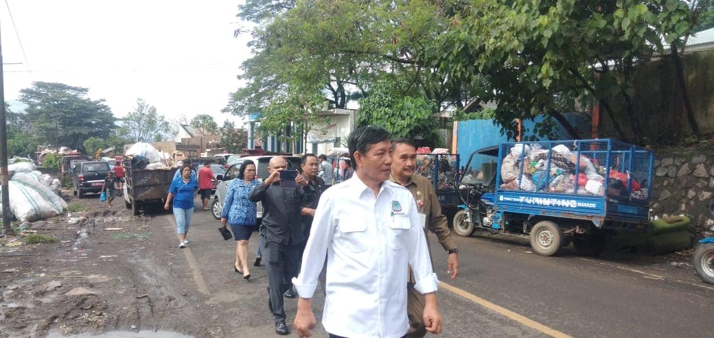 Walikota Pantau TPA Sumompo dan Pembangunan Pasar Buha