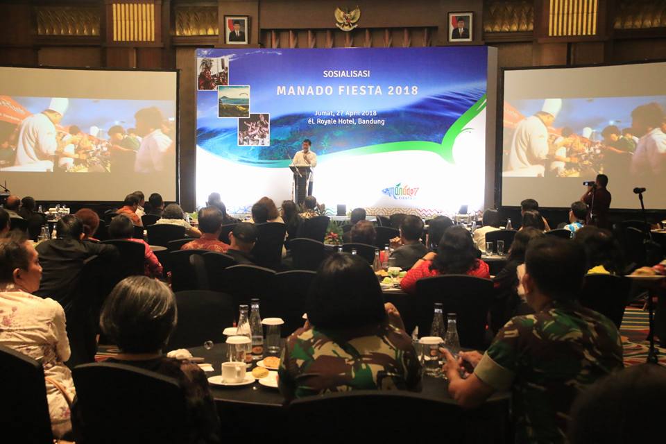 Sosialisasi Manado Fiesta 2018 di kota Bandung, Walikota Ajak Kawanua Pulang Kampung