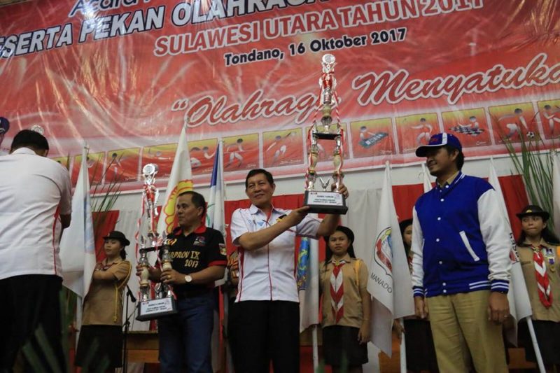 Kota Manado Raih Juara Umum Pada Pekan Olahraga Provinsi (PORPROV)