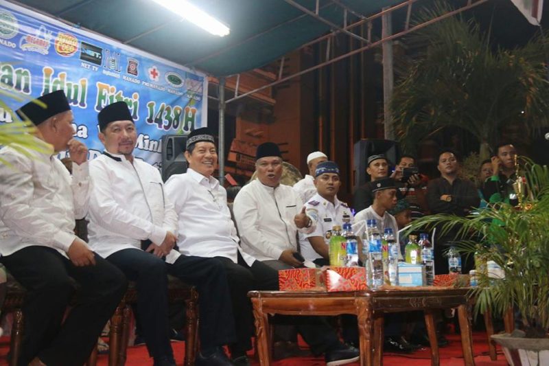 Ratusan Warga Meriahkan Pawai Takbiran Keliling Manado