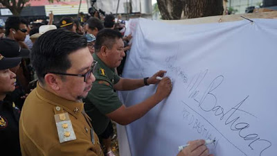 Wakil Walikota: Pemkot Manado Dukung Penyelenggaraan Pemilu 2019 yang Aman dan Damai