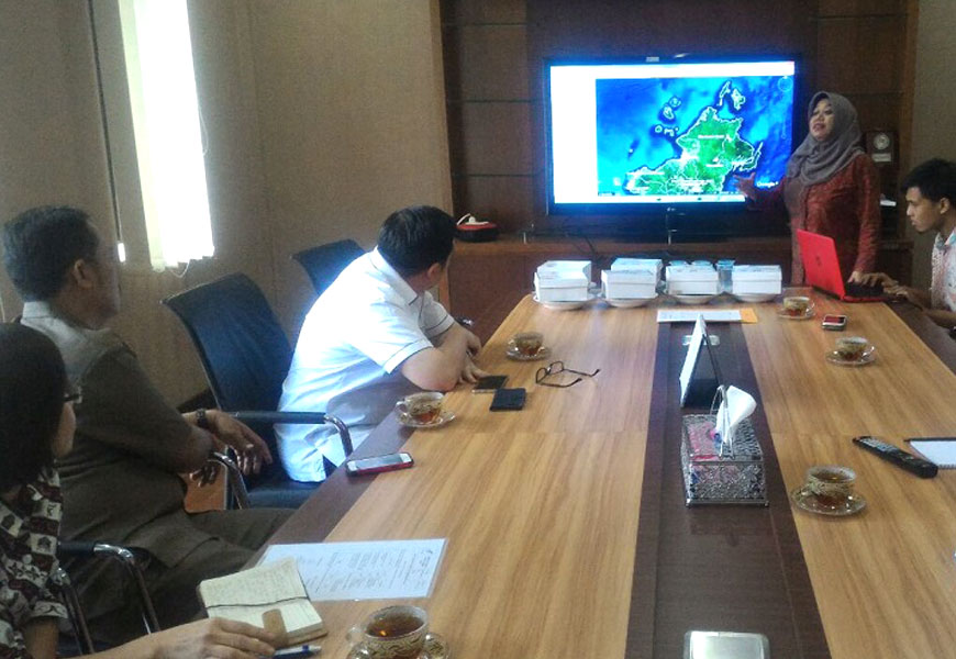 Setujui Permintaan Wakil Walikota, Peta Citra Satelit LAPAN Terakses di Cerdas Command Center