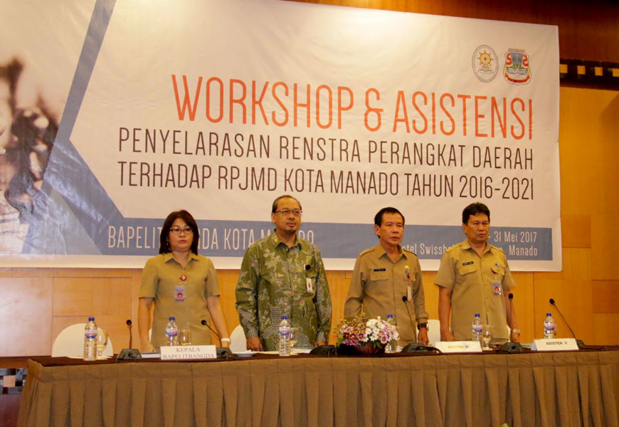 Workshop dan Asistensi RPJMD Kota Manado Tahun 2016-2021