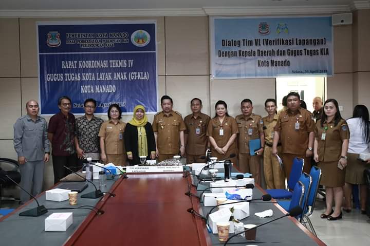 Wakil Walikota Menghadiri Dialog Gugus Tugas Kota Layak Anak Bersama TIM Verivikasi Lapangan KPP-PA RI