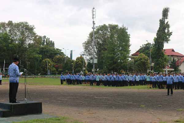 Walikota Manado Ingatkan Apel KORPRI Bukan Seremonial Semata