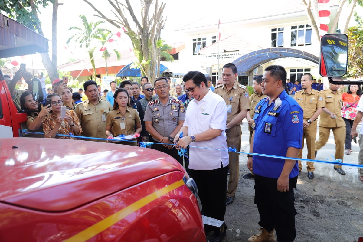 Wawali Buka Pos Bantu Pemadam Kebakaran Kecamatan Paal Dua