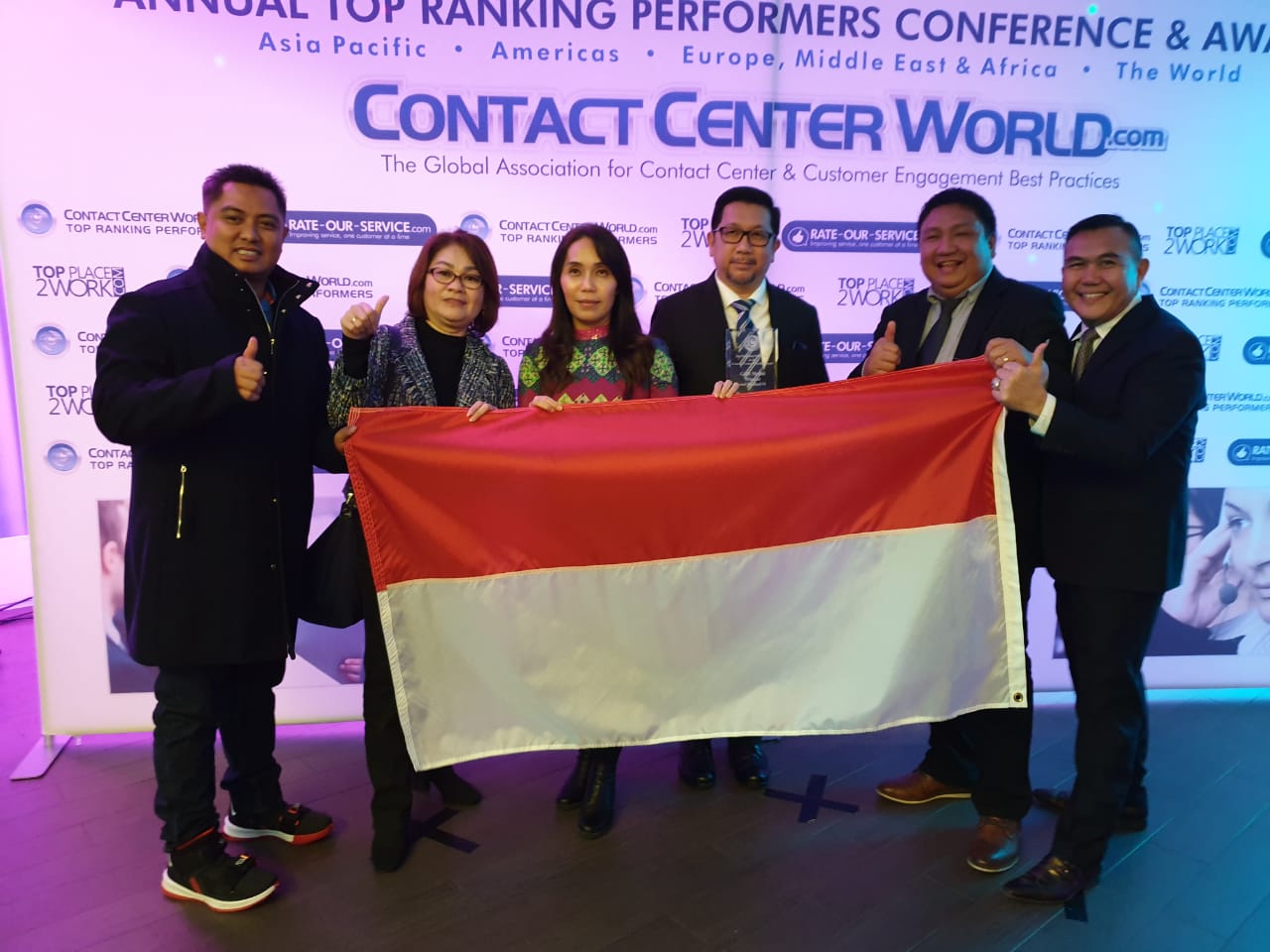 Kota Manado Raih Dua Penghargaan di Contact Center World Barcelona Spanyol