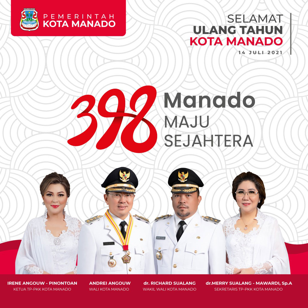 Dirgahayu Kota Manado ke-398