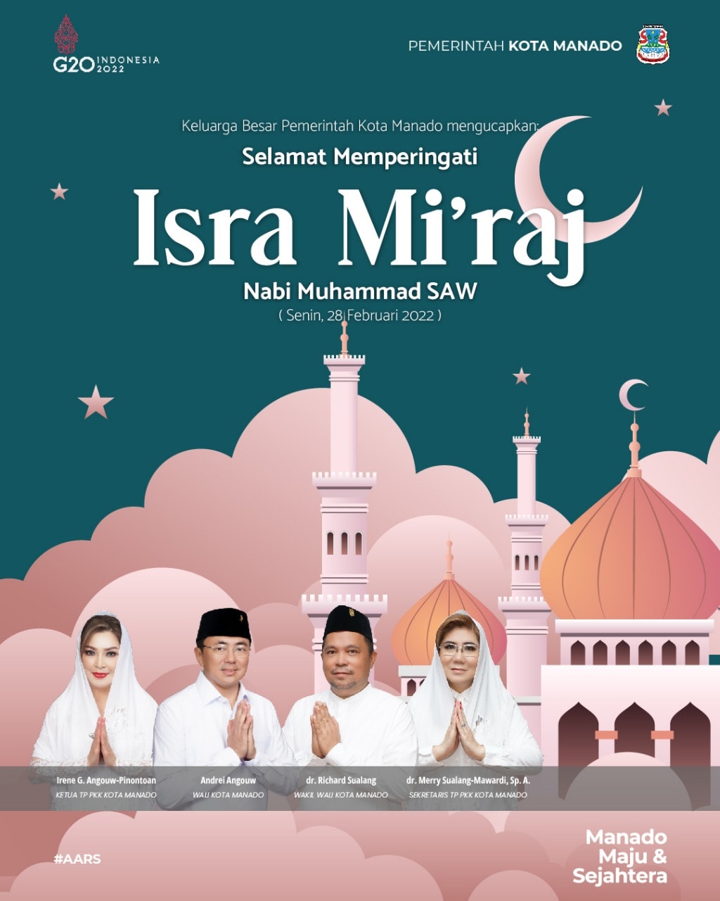 Isra Miraj Nabi Muhammad SAW 1443 H