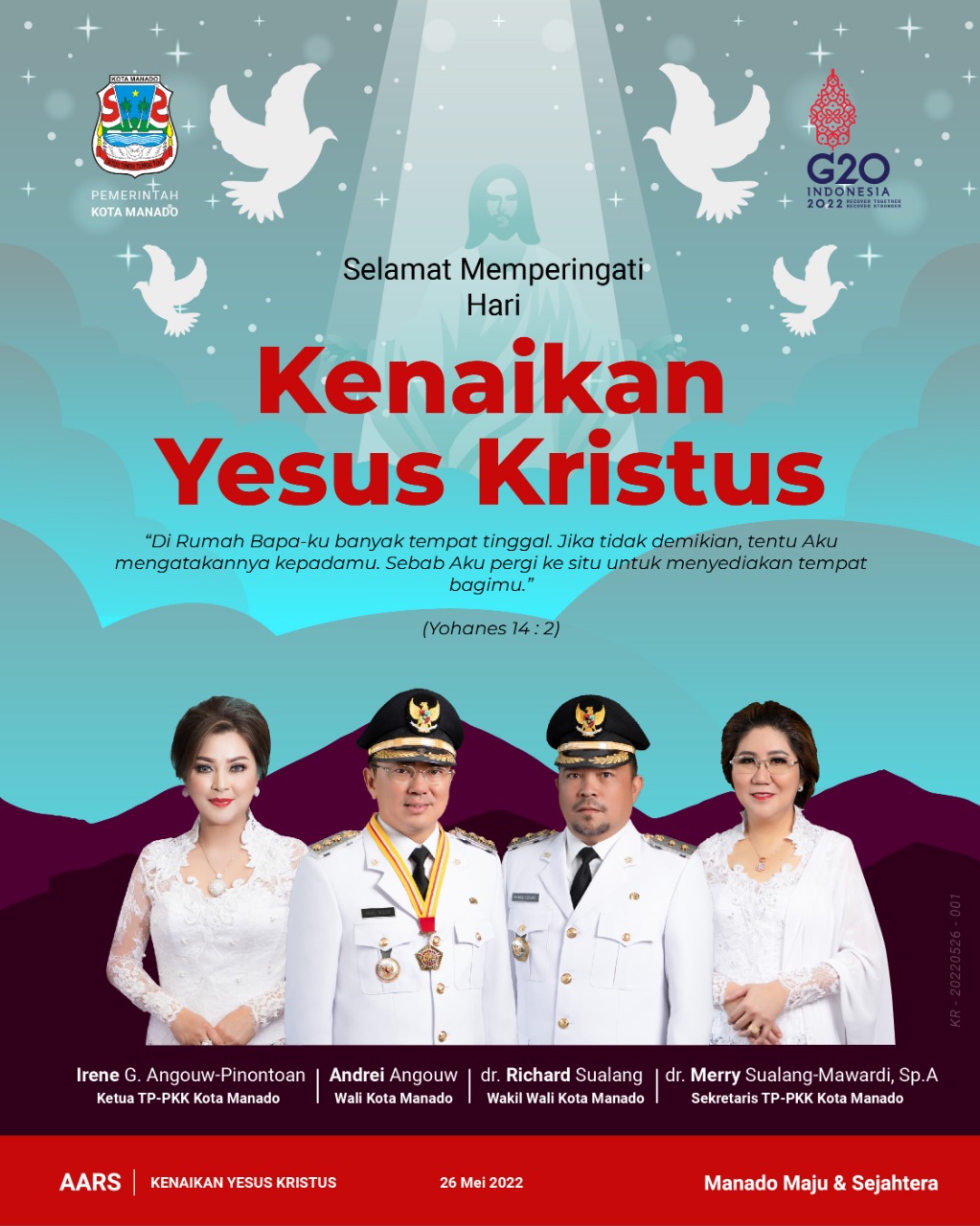 Selamat Memperingati Hari Kenaikan Yesus Kristus 