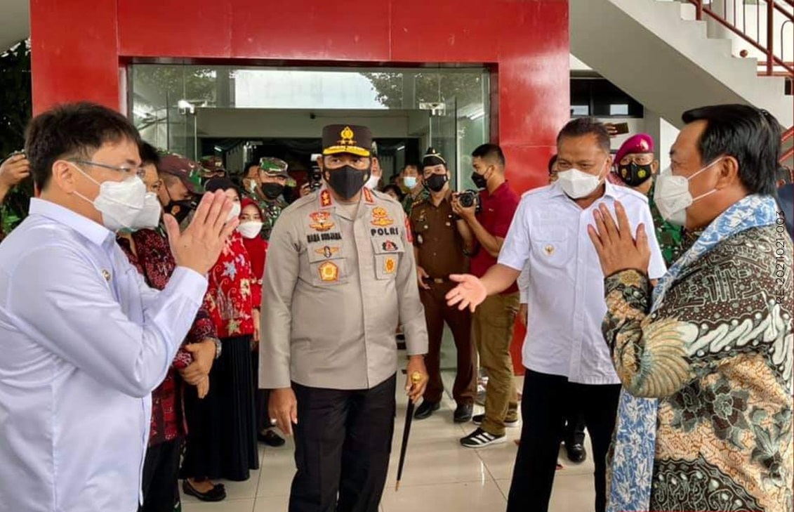 Walikota Manado Dampingi Gubernur Sulut Jemput Ketua MA