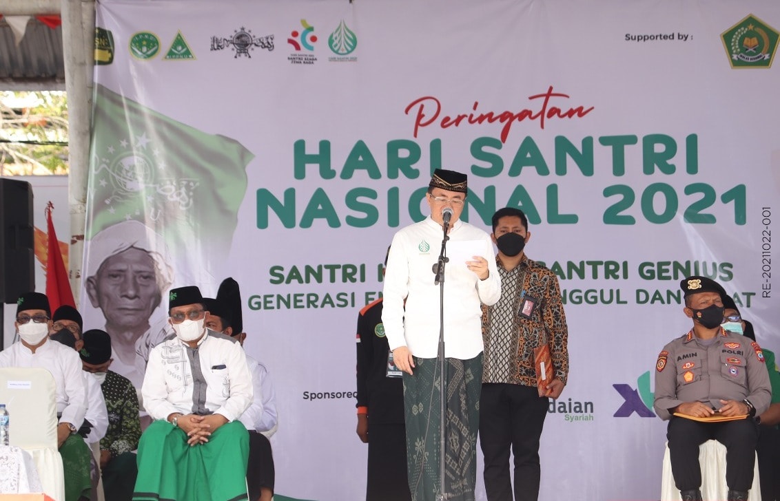 Walikota Manado Hadiri Upacara Hari Santri Nasional