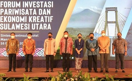 Walikota Manado Hadiri Forum Investasi Pariwisata dan Ekonomi Kreatif Sulut