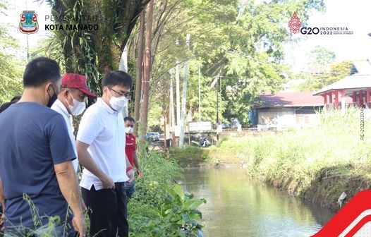 Walikota Tinjau Beberapa Titik Rawan Banjir