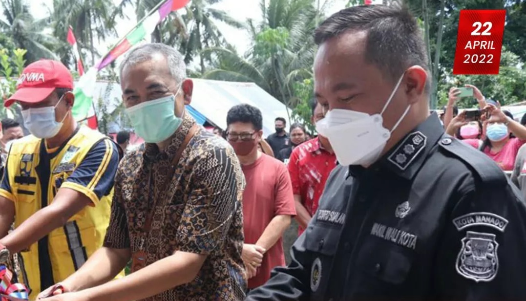 Wakil Walikota Manado Hadiri Peresmian Hasil Pembangunan Rumah Layak Huni di Kota Manado