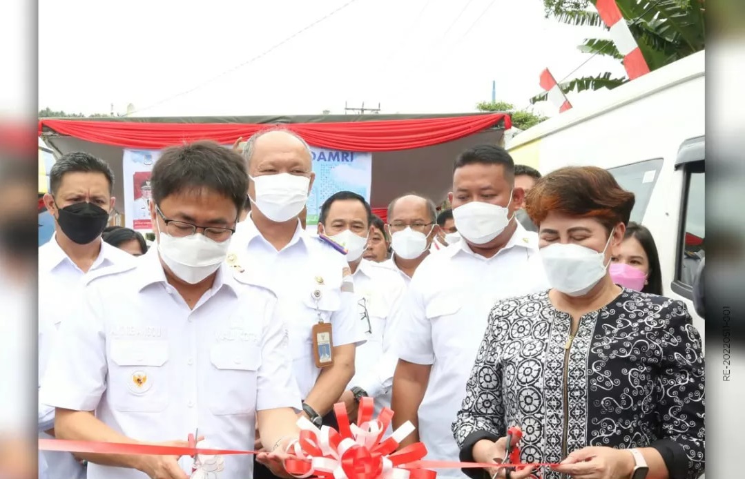 Walikota Resmikan Angkutan Trayek dan Uji Coba Rute Damri Pandu Relokasi - Pusat Kota Untuk Pelayanan Masyarakat Manado