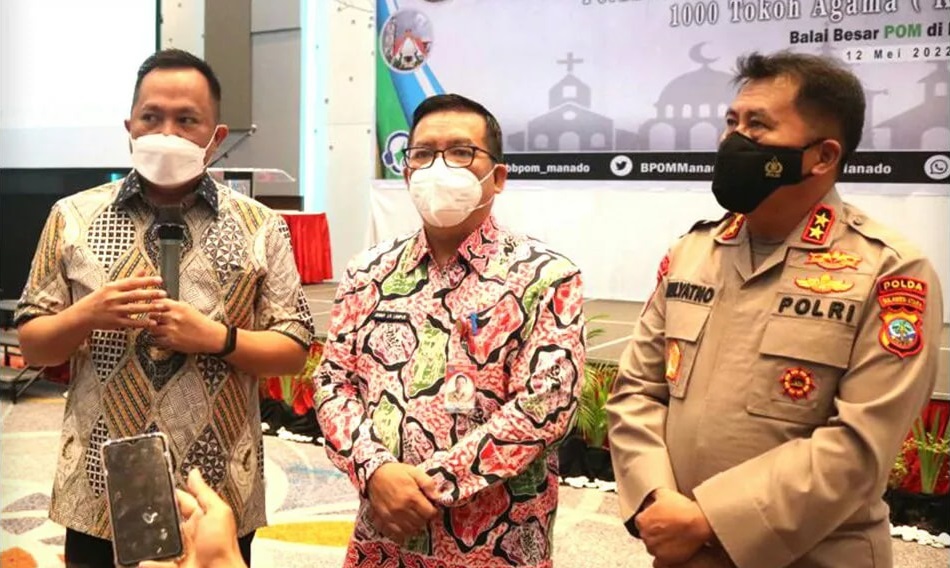 Wakil Walikota Manado Hadiri Deklarasi Pembangunan Zona Integritas Pengawasan Obat dan Makanan