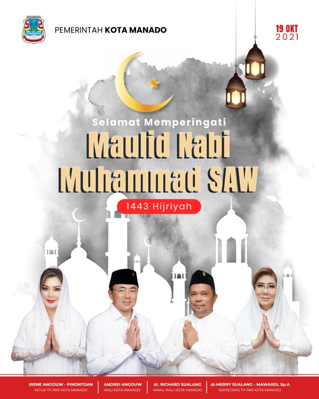 Selamat Memperingati Maulid Nabi Muhammad SAW 1443 Hijriah