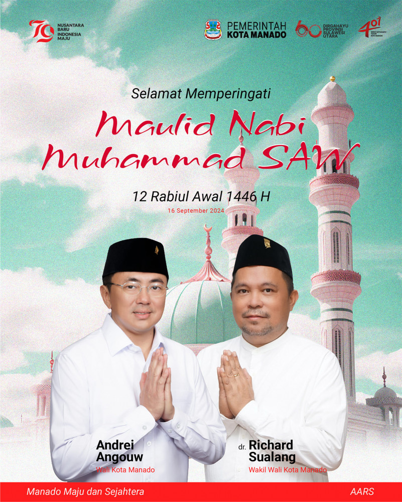 Selamat memperingati Maulid Nabi Muhammad SAW 12 Rabiul Awal 1446 Hijriah.