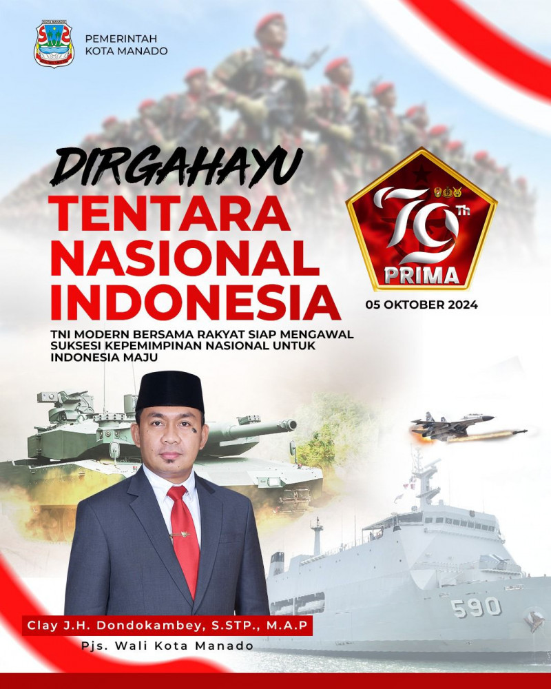 Dirgahayu Tentara Nasional Indonesia ke-79.