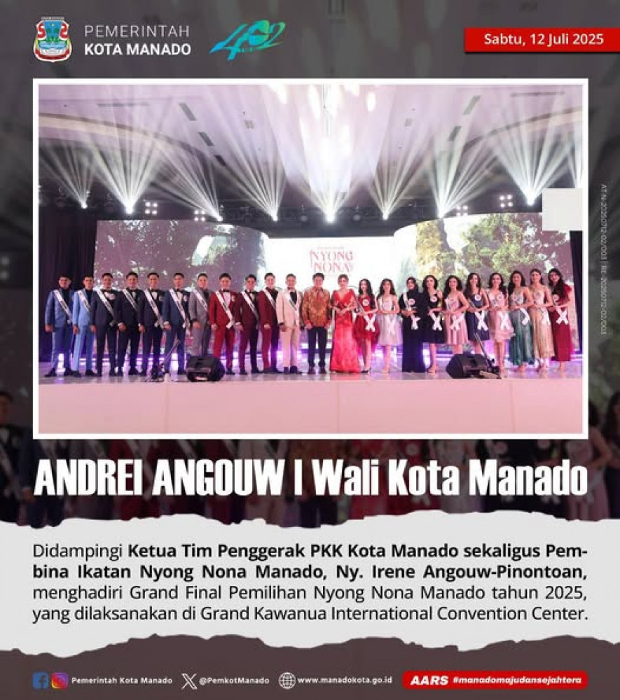  Grand Final Pemilihan Nyong Nona Manado tahun 2025
