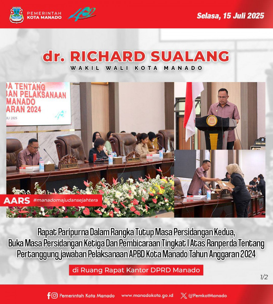 Rapat Paripurna Dalam Rangka Tutup Masa Persidangan Kedua