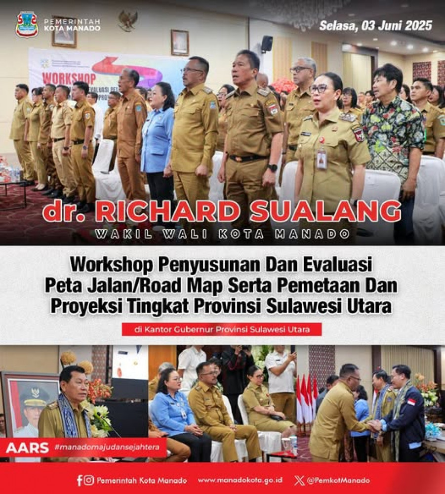 Workshop Penyusunan Dan Evaluasi Peta Jalan/Road Map Serta Pemetaan Dan Proyeksi Tingkat Provinsi Sulawesi Utara