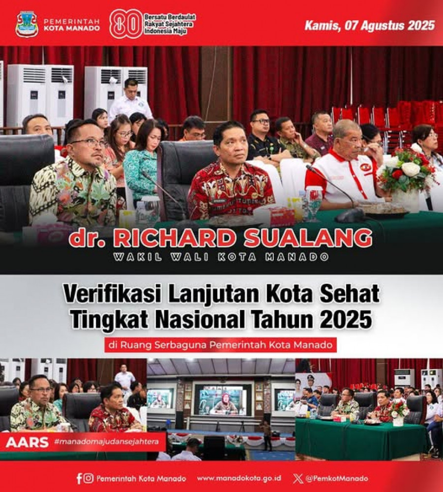Verifikasi Lanjutan Kota Sehat Tingkat Nasional Tahun 2025