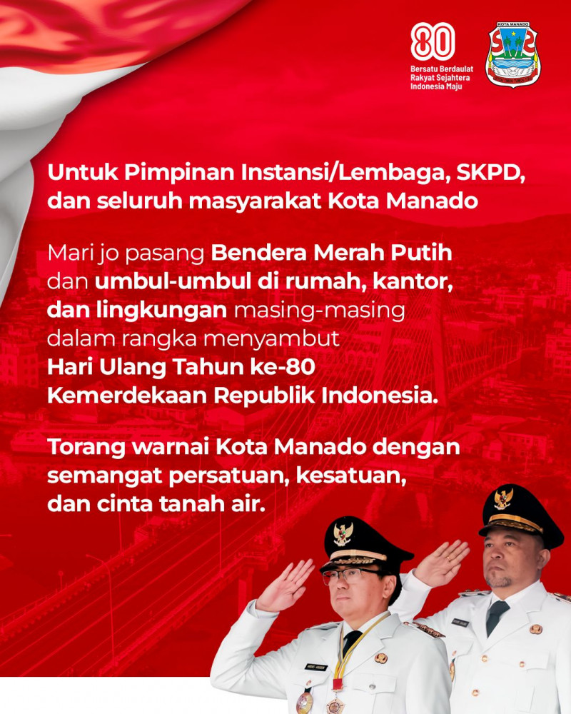 Mari jo pasang Bendera Merah Putih