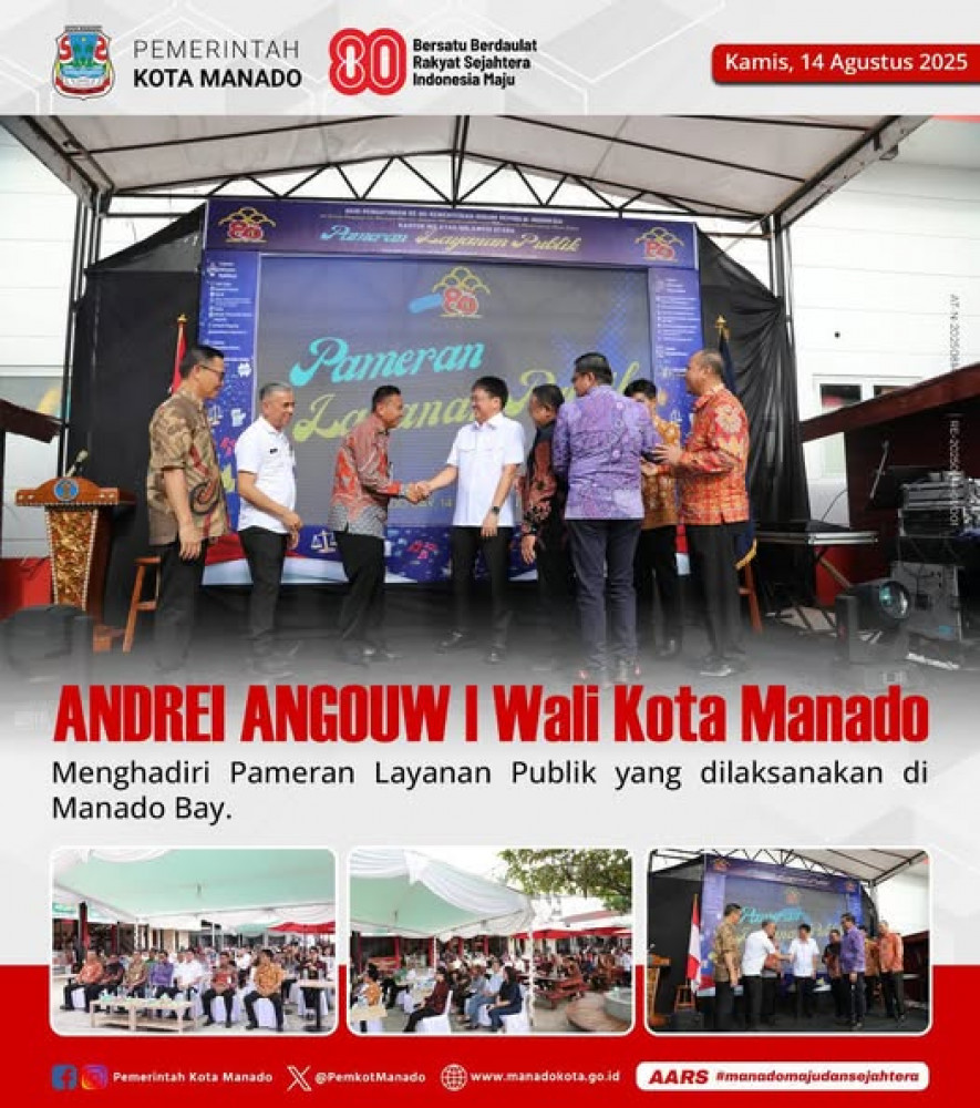  Pameran Layanan Publik yang dilaksanakan di Manado Bay.