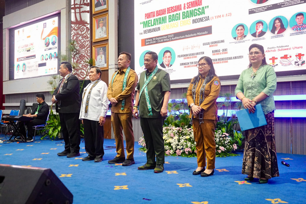 Wakil Wali Kota Richard Sualang Hadiri Pekan Sulut Melayani Bagi Bangsa 2025: Fokus Membangun Generasi Emas