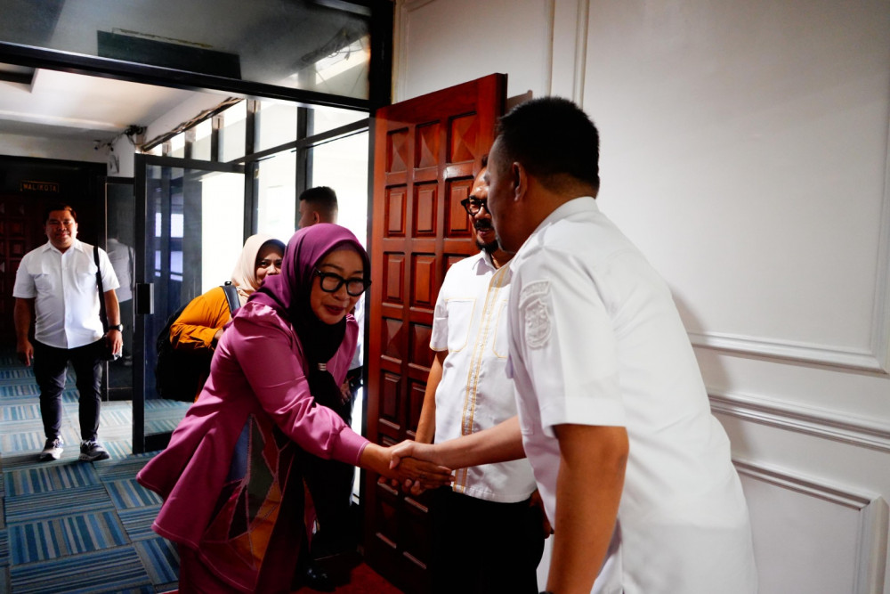 Wakil Wali Kota Manado menerima kunjungan dari Wakil Bupati Gorontalo Utara bersama Ketua DPRD Provinsi Gorontalo