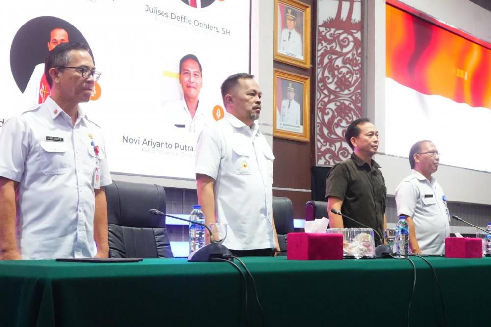 Wakil Wali Kota Manado Membuka Kegiatan Sosialisasi Keamanan dan Ketertiban Masyarakat ( Kamtibmas ) di Kota Manado Tahun 2025