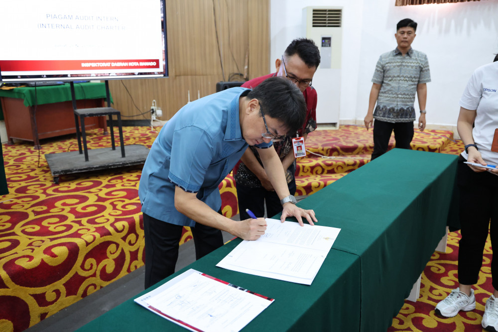 Penguatan Tata Kelola: Wali Kota Manado Dukung Penuh Implementasi Internal Audit Charter (IAC) 2025