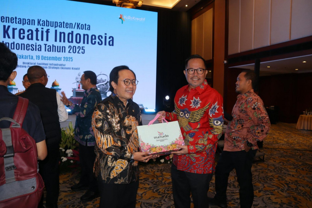 Manado Resmi Ditetapkan sebagai Kota Kreatif Indonesia 2025
