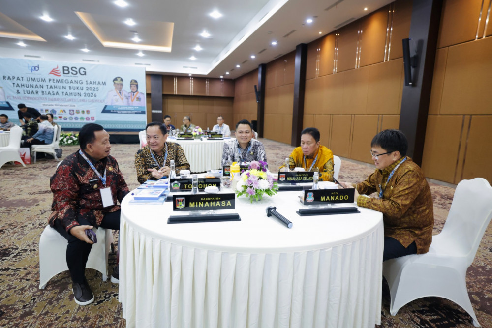 Wali Kota Manado Ikuti RUPS Bank SulutGo, Perkuat Peran Bank Daerah dalam Pembangunan Ekonomi
