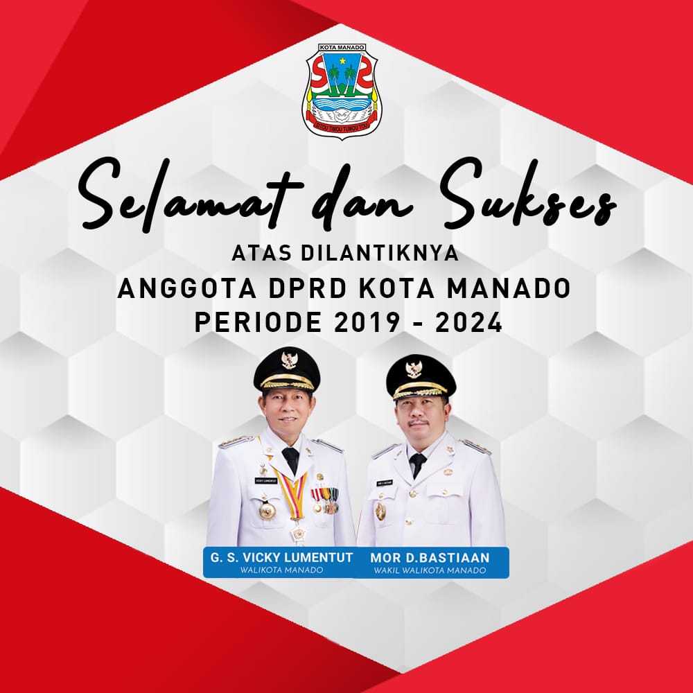 Pelantikan Anggota DPRD Kota Manado